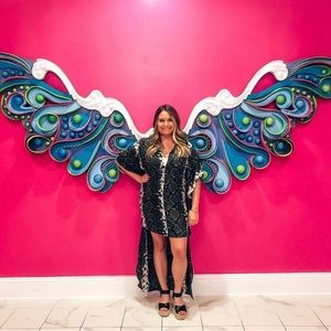 Buddy Love High Low Snake Print Dress